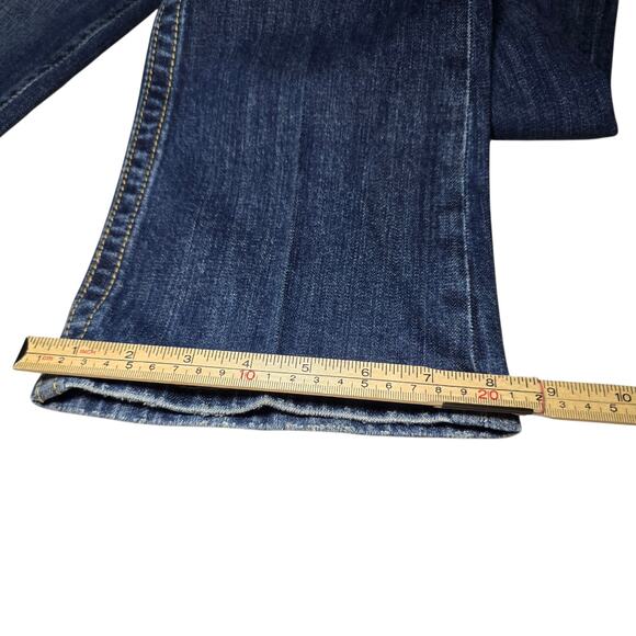 Y2k Miss Me Boot Cut Gold Rhinestone Angel Wing Jeans SZ 29 JP5011 Bling McBling - Picture 11 of 11